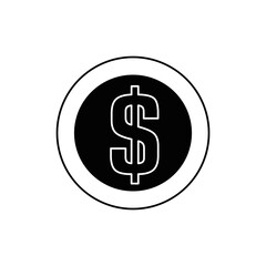 coin money symbol vector icon illustration graphic design