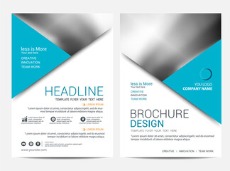 Brochure template flyer background for business design