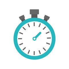 chronometer device icon over white background. colorful design. vector illustration