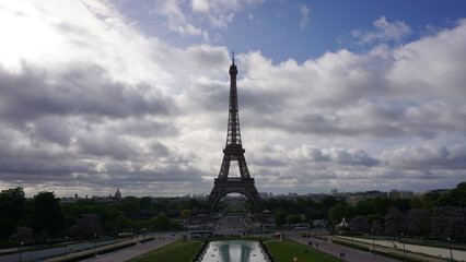 Photo of Eiffel Tower as seen from Trocadero, Paris, France