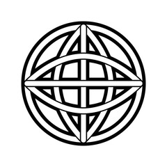global connection symbol vector icon illustration graphic design