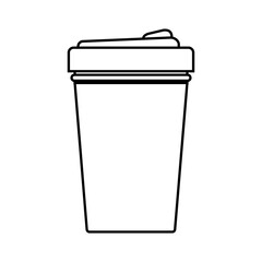 water bottle icon over white background. vector illustration