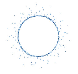 Water Ring On White