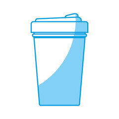 water bottle icon over white background. vector illustration
