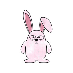 bunny animal nature vector icon illustration graphic design