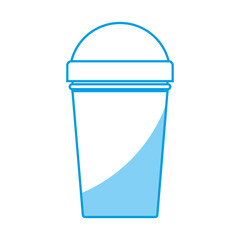 water bottle icon over white background. vector illustration