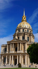 Fototapeta premium Photo of Army museum on a spring morning, Paris, France