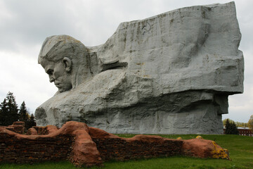 Fototapeta na wymiar Monument in Brest fortress, Belarus
