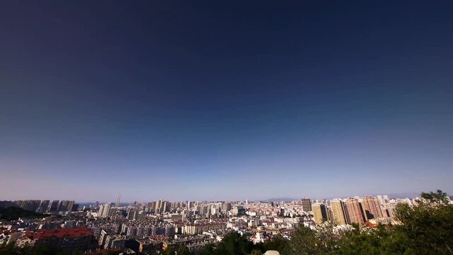 Overlooking panoramic urban.