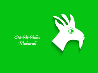 Illustration of goat for eid