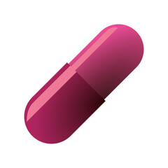 Pill medicine isolated icon vector illustration graphic design