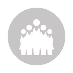 Womens teamwork pictogramicon vector illustration graphic design