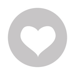Heart and love icon vector illustration graphic design