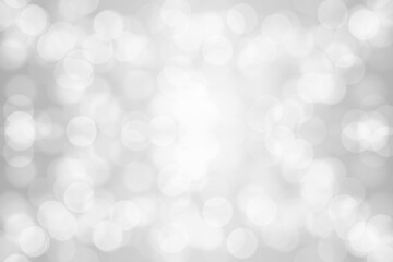 Bokeh light on gray background