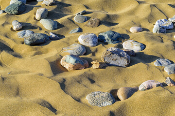 Rocks in the Sand