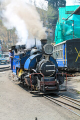 Darjeeling toy steam train, Ghum, India