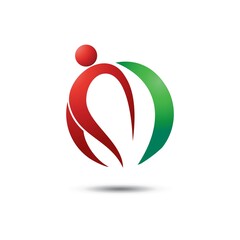 round green healthy logo