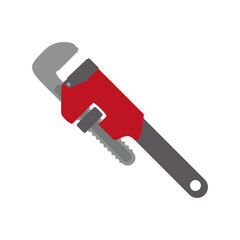 Wrench tool adjustable icon vector illustration graphic design