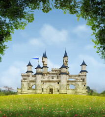 Obraz premium Romantic Fantasy Castle
