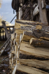 Pile of firewood