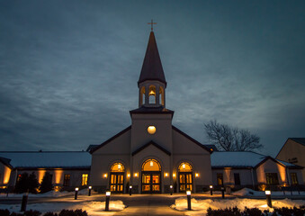 Church at Sunrise