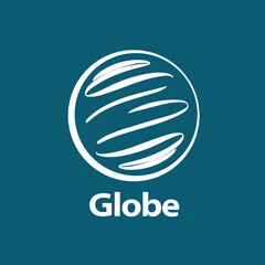vector logo globe