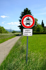 Landwirtschaftlicher Verkehr frei 