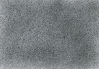 Very hight resolution. Wallpaper with airbrush effect. Black acrylic paint stroke texture on white paper. Scattered mud art. Macro image. Hand made grunge