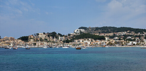 View of Port de Soller, Spain