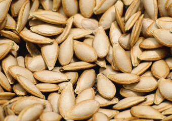 Pumpkin seeds background