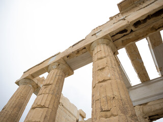 Obraz premium columns of the Acropolis (Propilea) Athens