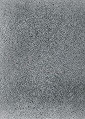 Very hight resolution. Wallpaper with airbrush effect. Black acrylic paint stroke texture on white paper. Scattered mud art. Macro image. Hand made grunge