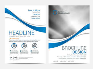 Brochure template flyer background for business design