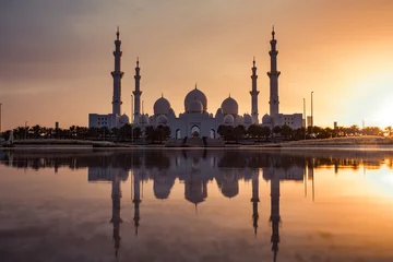 Tuinposter Abu Dhabi Sheik Zayed Grand Mosque