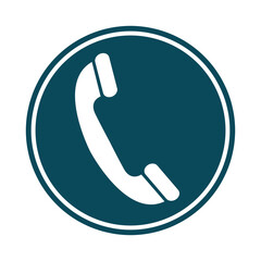 Phone Call vector icon. Style is flat rounded symbol, gray color, rounded angles, white background.