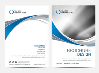 Brochure template flyer background for business design