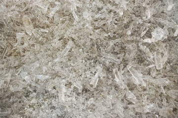 white crystal mineral texture