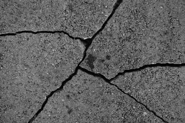 The road is not cracked.