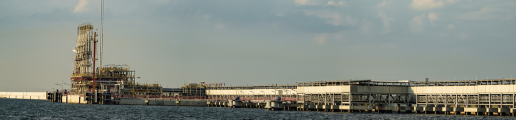 LNG terminal in the Baltic Sea, Swinoujscie, Poland © Mike Mareen