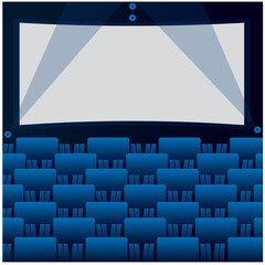 Fototapeta premium movie theater 
