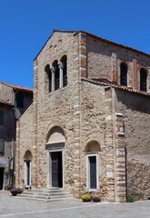 Fototapeta na wymiar Die frühchristliche Basilika Santa Maria delle Grazie in Grado / Italien