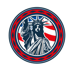 4th Of July American Independence Day Vector Illustration