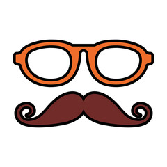 cute vintage face cartoon vector graphic design