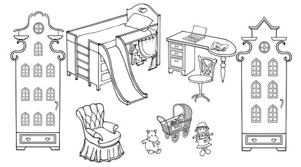 baby child room girl doll ams