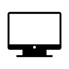 cute black icon tv cartoon vector illustration graphic design