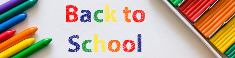 Back to school background concept with stationary