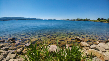 Sommerzeit Urlaub am schönen Bodensee Radolfzell Untersee