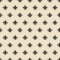 Fleur de lis pattern vector © Wiktoria Matynia