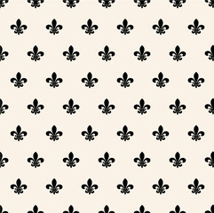 Fleur de lis pattern vector