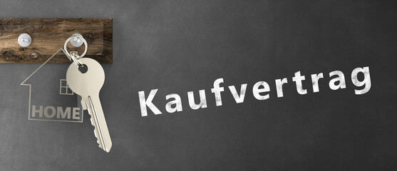 Kaufvertrag mit Schlüssel